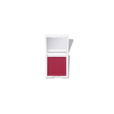 TRU SKN Radiant Glow Cream Blush in Rich Plum The compact shows the creamy formula that melts into skin, leaving a fresh, dewy, and luminous finish.